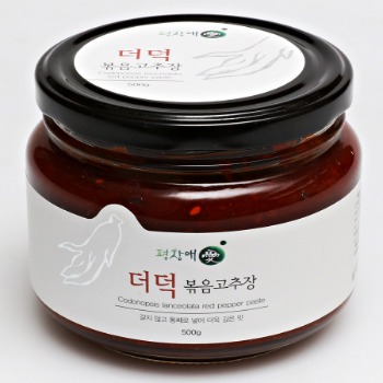 평창애 더덕 볶음고추장 250g 고추장볶음 황태 소고기 표고버섯 비빔밥 고추장